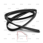 ยางร่องกระจก ประตูหลัง ข้างขวา 1 ชิ้น สีดำ สำหรับ Toyota Corolla Altis Limo ปี 2002-2006